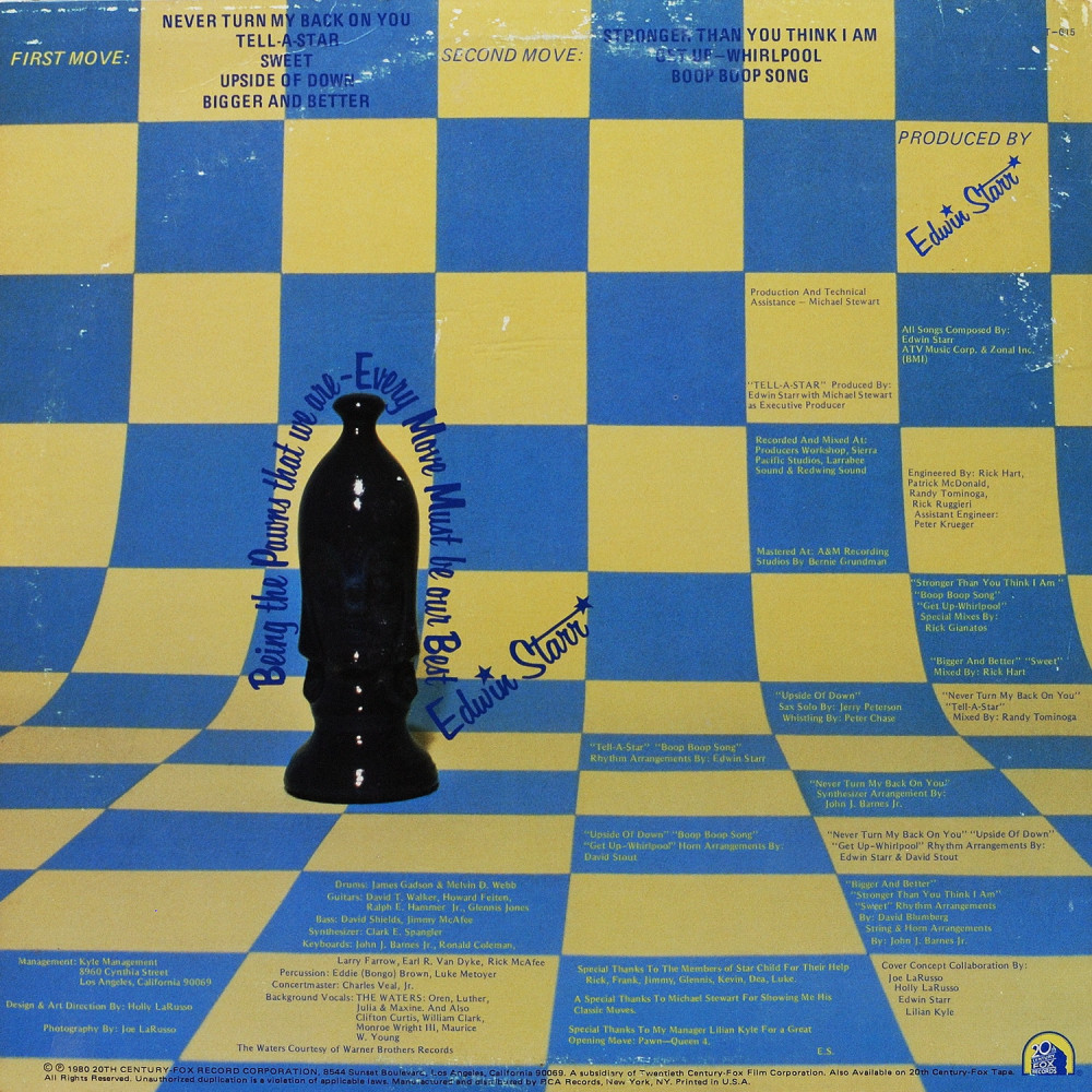 Edwin Starr, Stronger Than You Think I Am (LP)