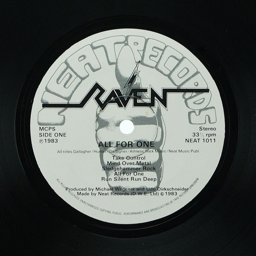 Raven, All For One (Ins.) (LP)