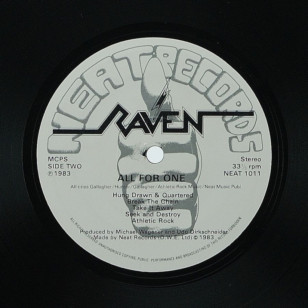 Raven, All For One (Ins.) (LP)