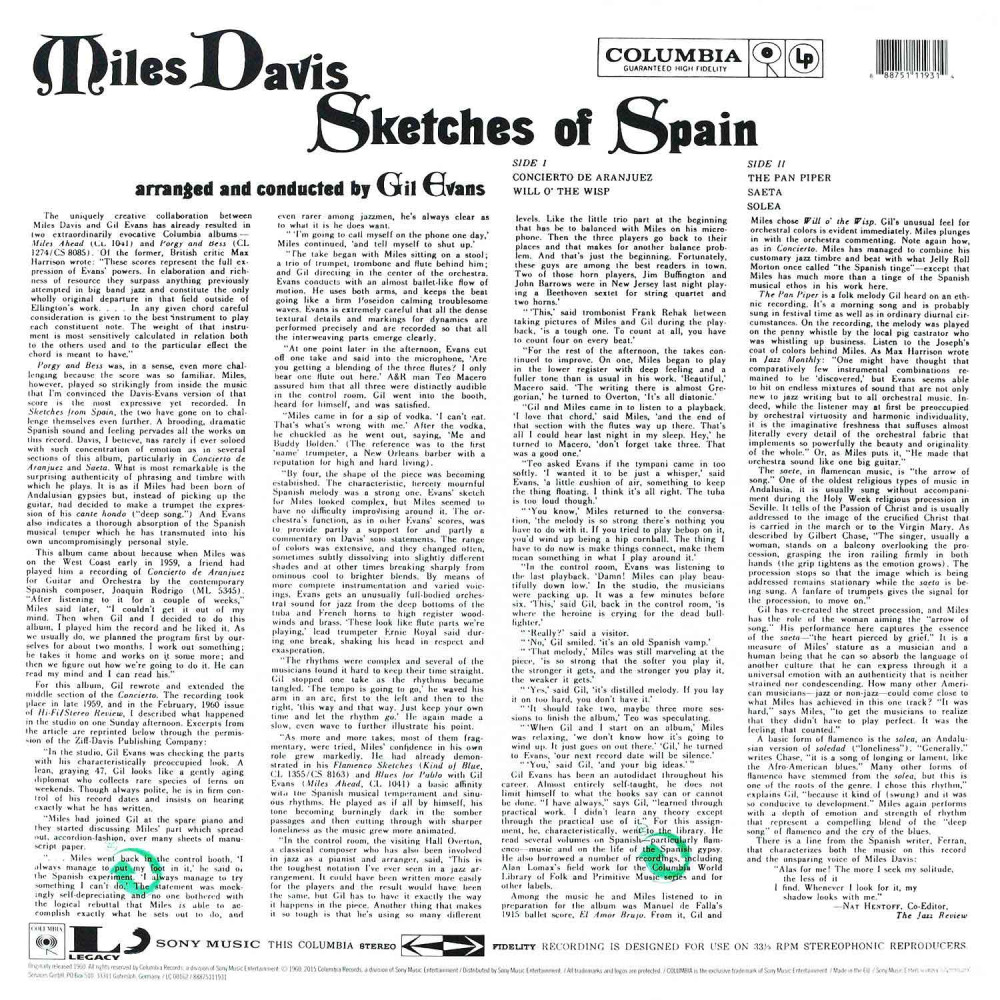 Miles Davis - Sketches Of Spain (LP)