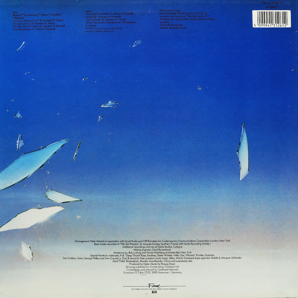 Scorpions, Blackout (LP)