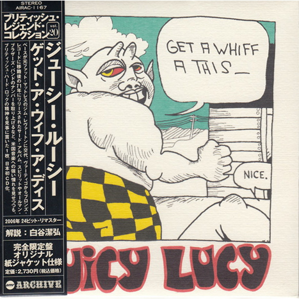 Juicy Lucy, Get A Whiff A This (1971) (Paper Sleeve) (Japan Ed.)