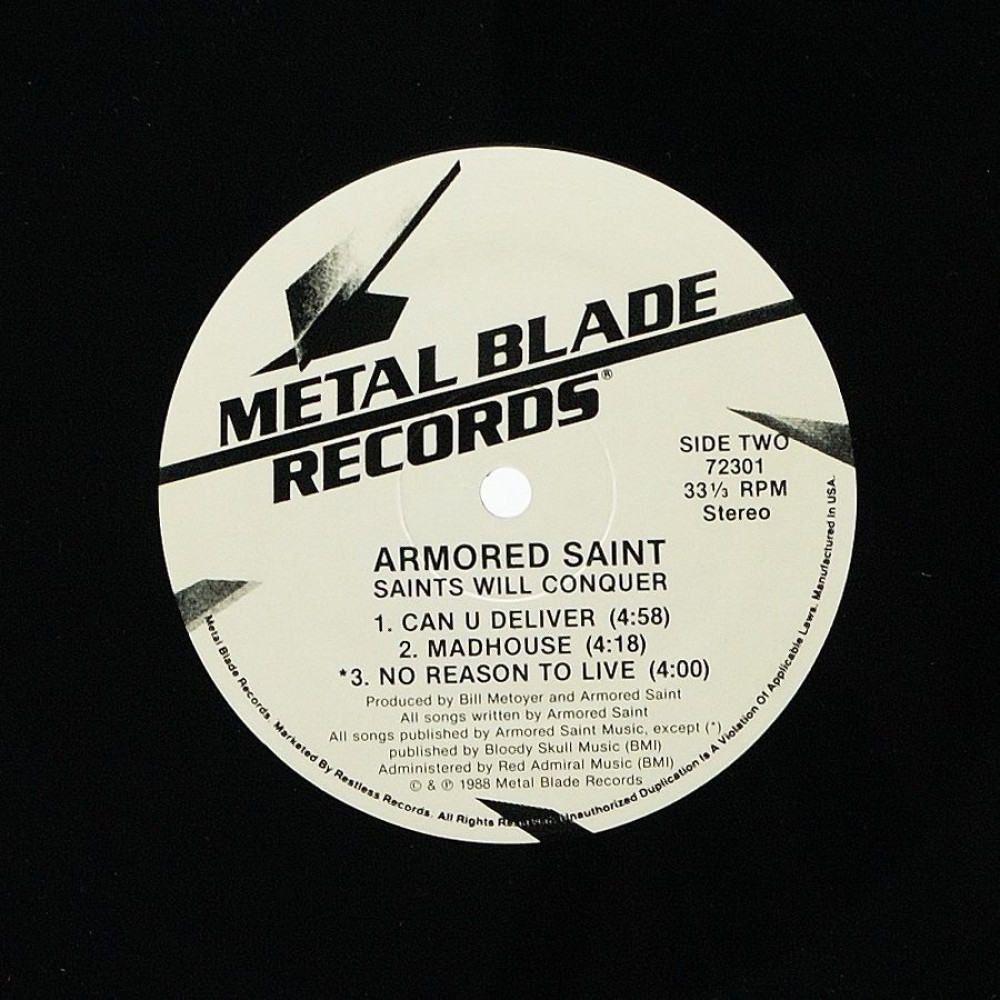 Armored Saint, Saints Will Conquer (USA) (Ins.) (LP)