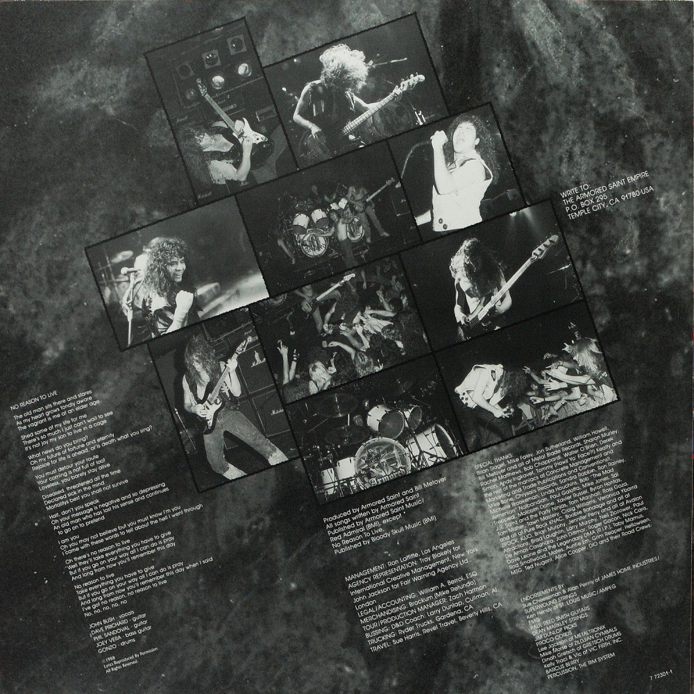 Armored Saint, Saints Will Conquer (USA) (Ins.) (LP)