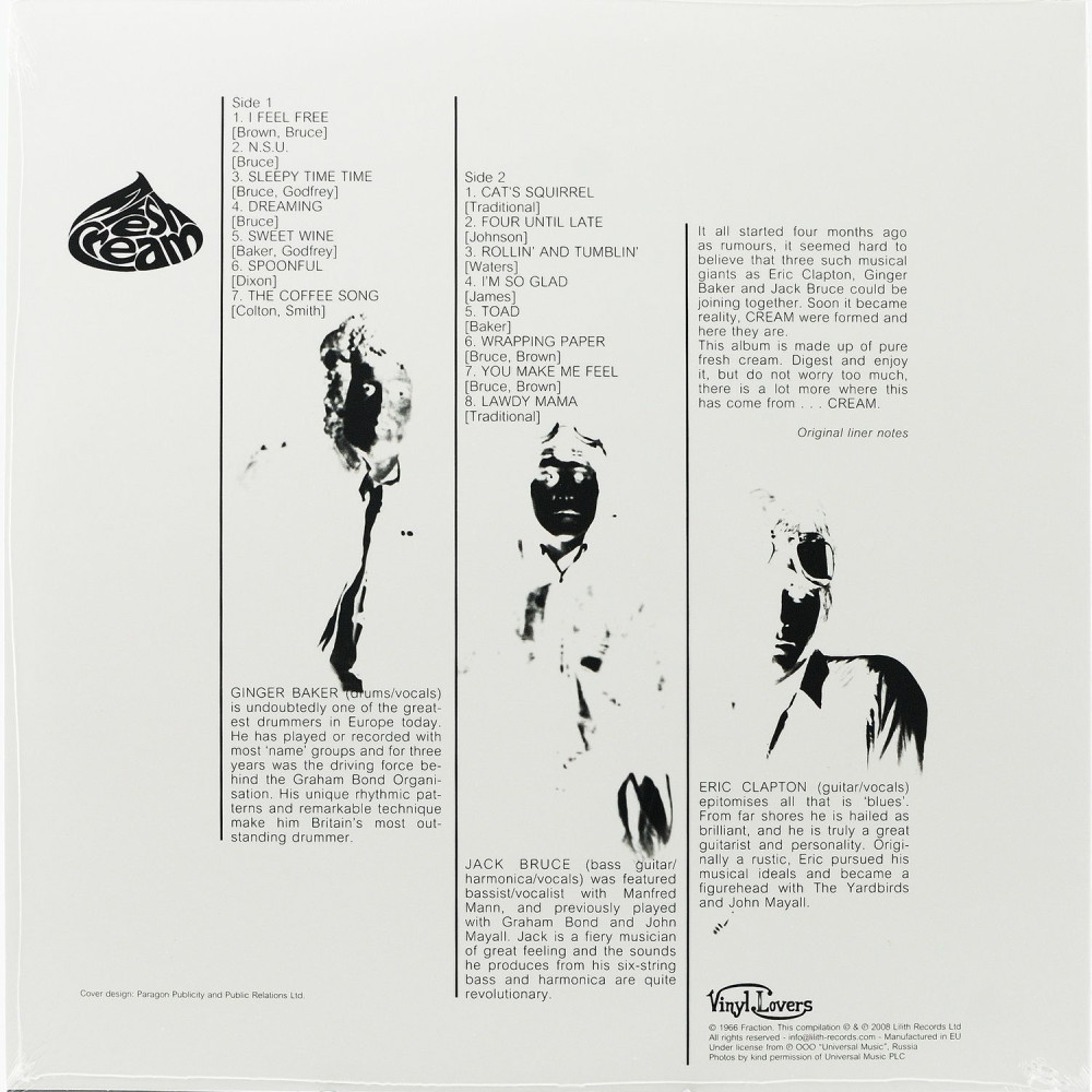 Cream - Fresh Cream (LP)