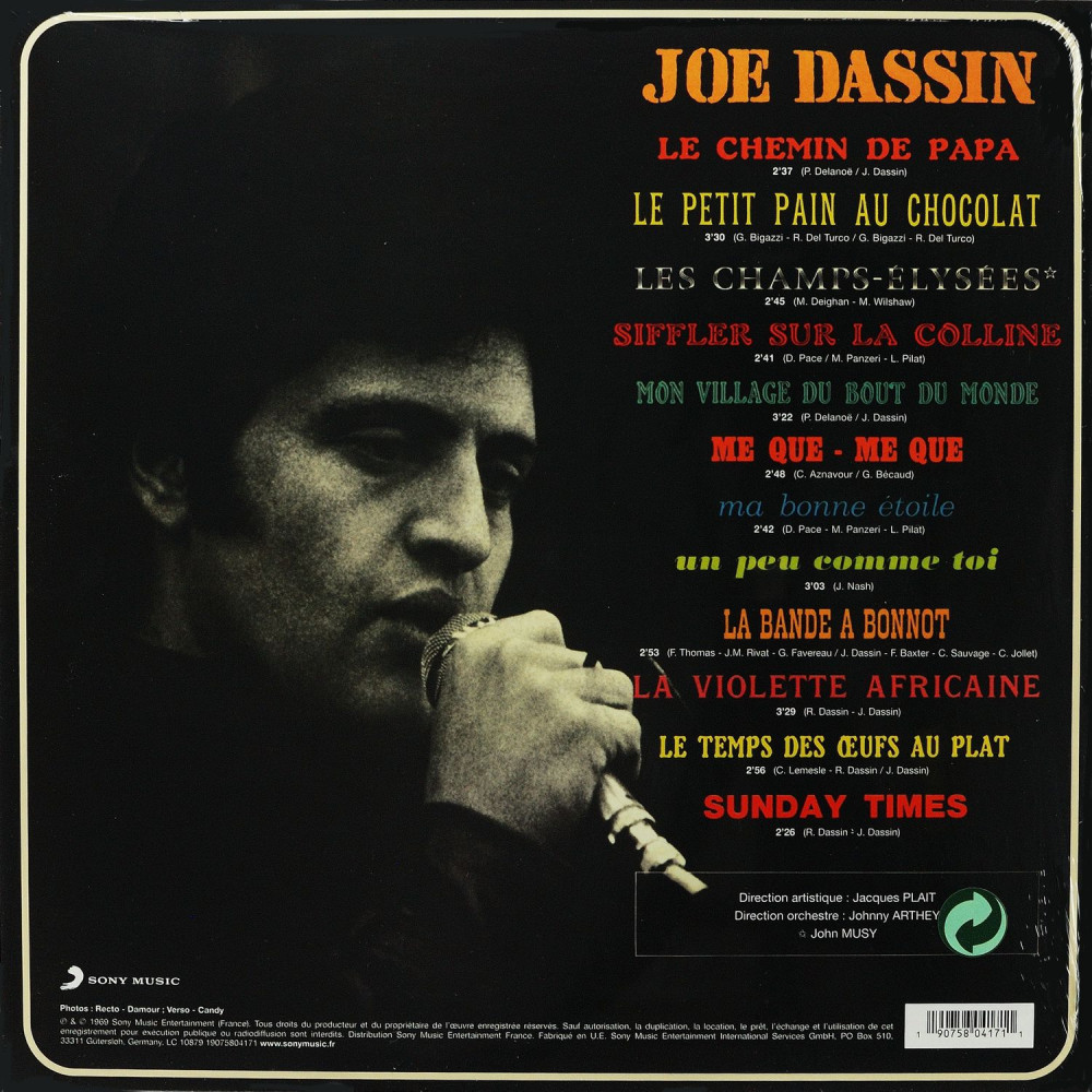 Joe Dassin - Les Champs-Elysees (LP)