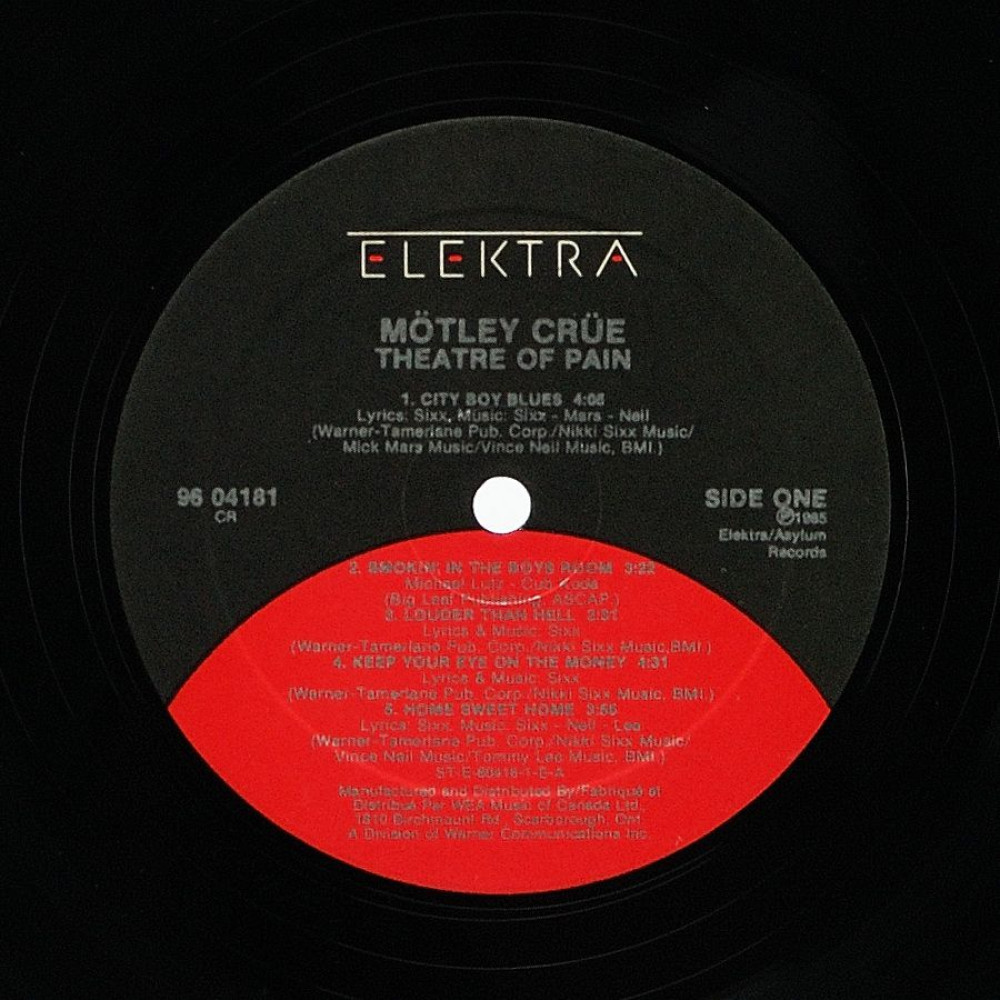 Motley Crue, Theatre Of Pain (Ins.) (LP)