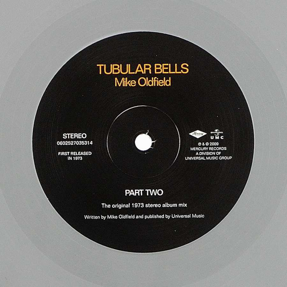 Mike Oldfield, Tubular Bells (1973) (Limited Edition Grey Vinyl) (LP)