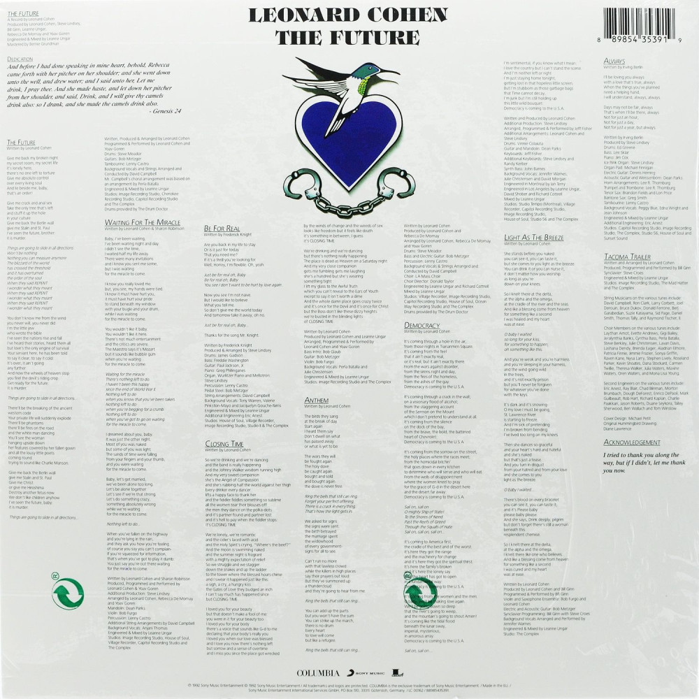 Leonard Cohen - The Future (LP)