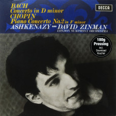 Chopin: Piano Concerto No.2; Bach: Keyboard Concerto In D Minor Vladimir Ashkenazy / London Symphony Orchestra / David Zinman (180G Pressing) (1965) (LP)