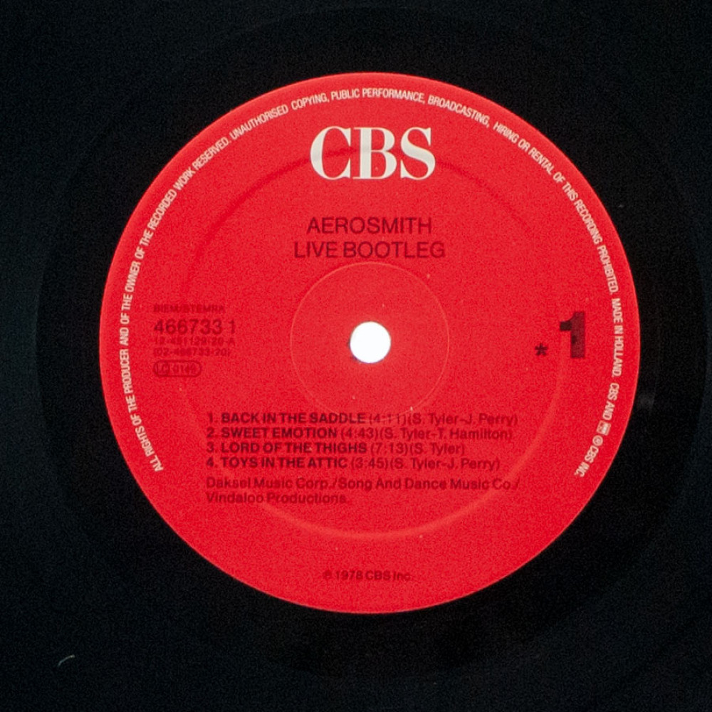 Aerosmith - Live Bootleg (G/f) (2 LP)