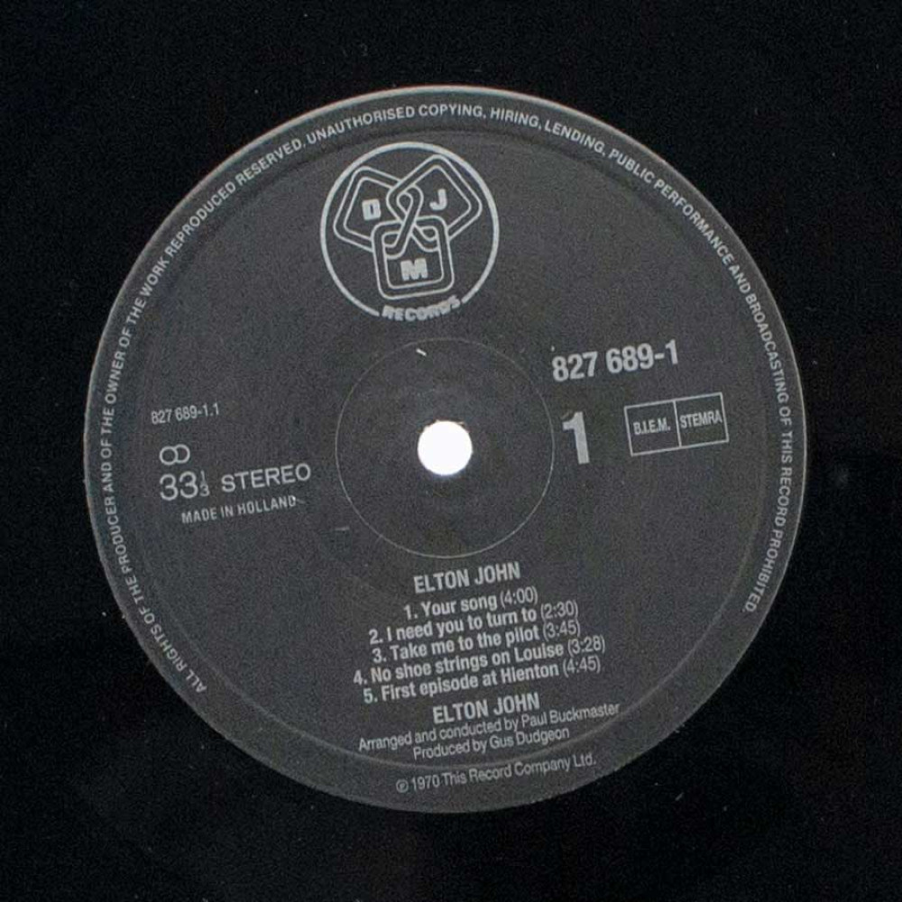 Elton John - Elton John (LP)