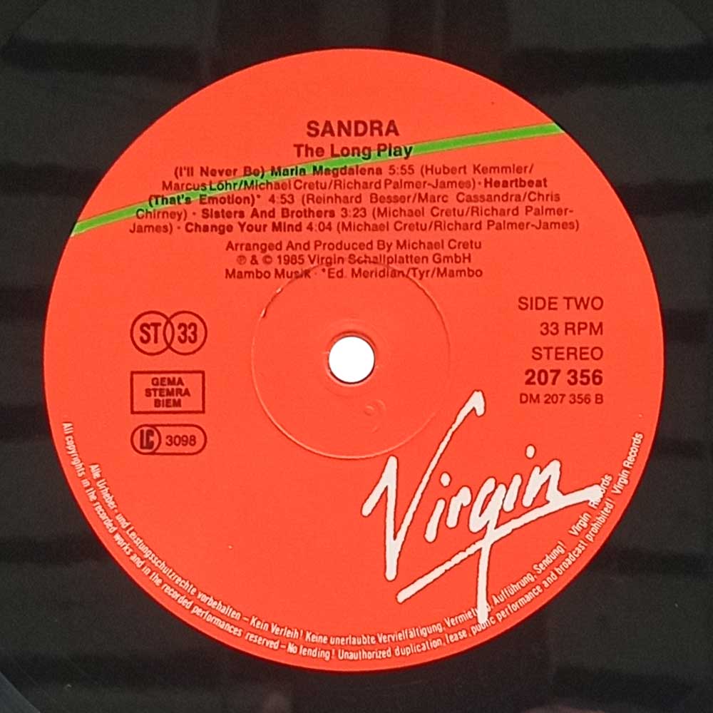 Sandra - The Long Play (LP)