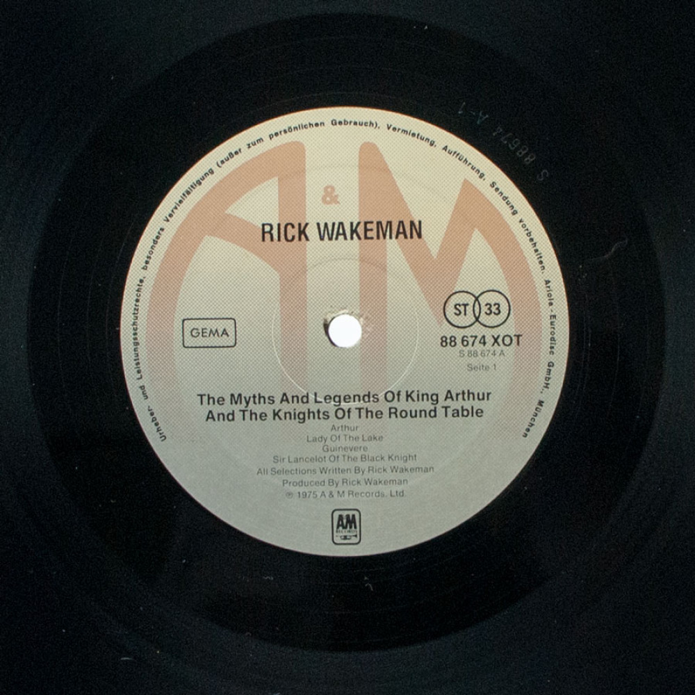 Rick Wakeman – The Myths And Legends Of King Arthur And The Knights Of The Round Table (LP)