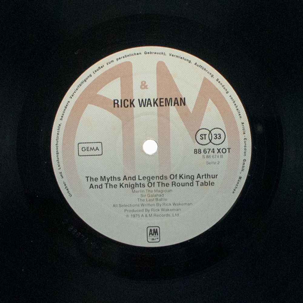 Rick Wakeman – The Myths And Legends Of King Arthur And The Knights Of The Round Table (LP)