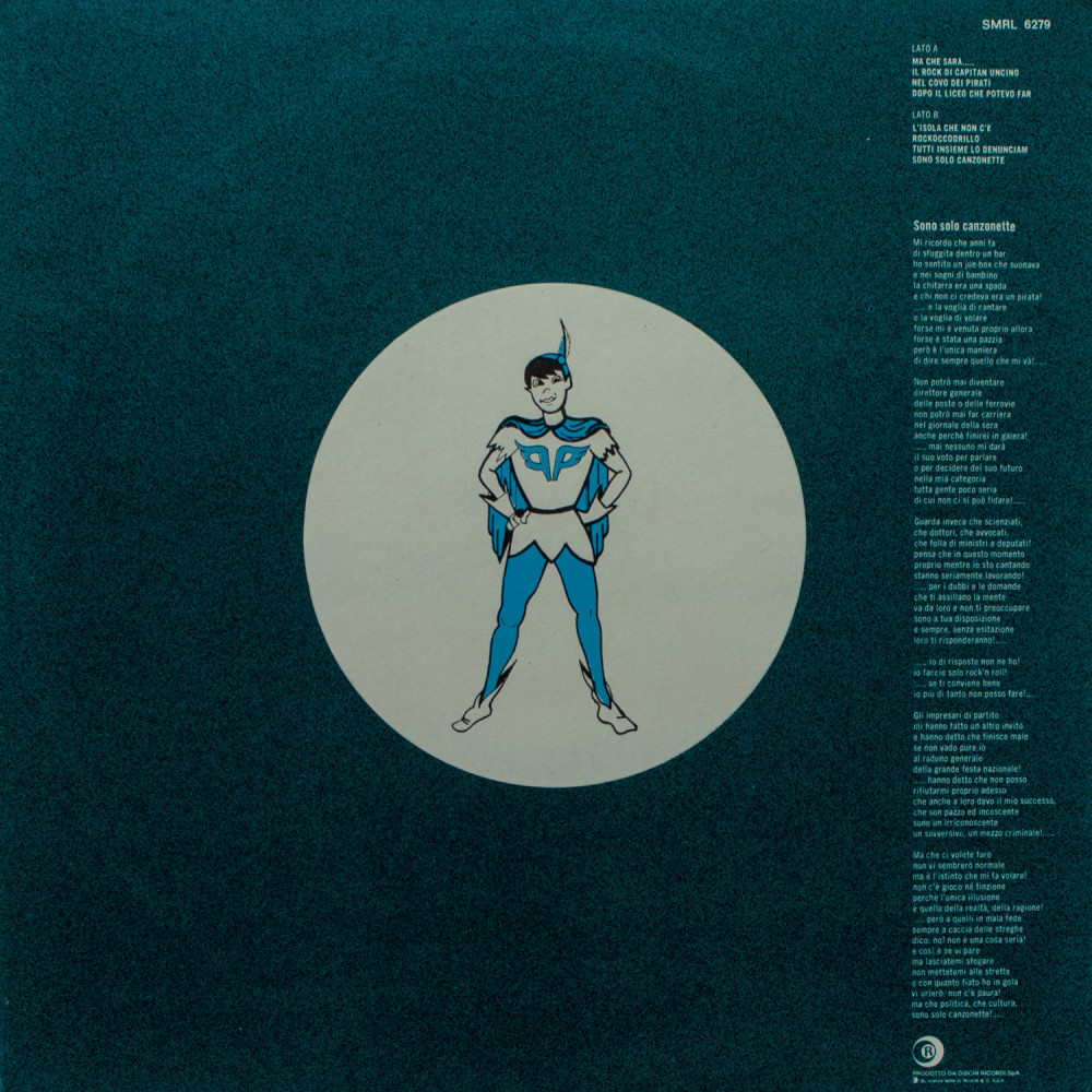 Edoardo Bennato, Sono Solo Canzonette (1St Press) (G/f) (Ins.) (LP)