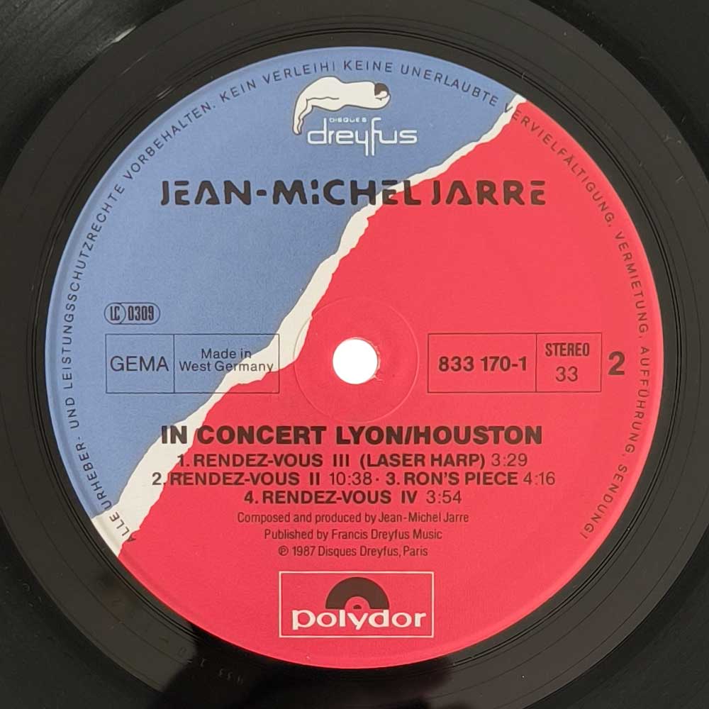 Jean-Michel Jarre - In Concert / Houston-Lyon  (LP)