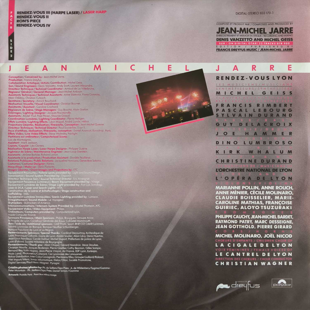 Jean-Michel Jarre - In Concert / Houston-Lyon  (LP)