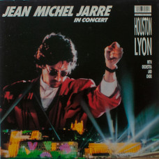 Jean-Michel Jarre, In Concert Lyon/Houston (1St Press) (G/f) (Ins.) (LP)