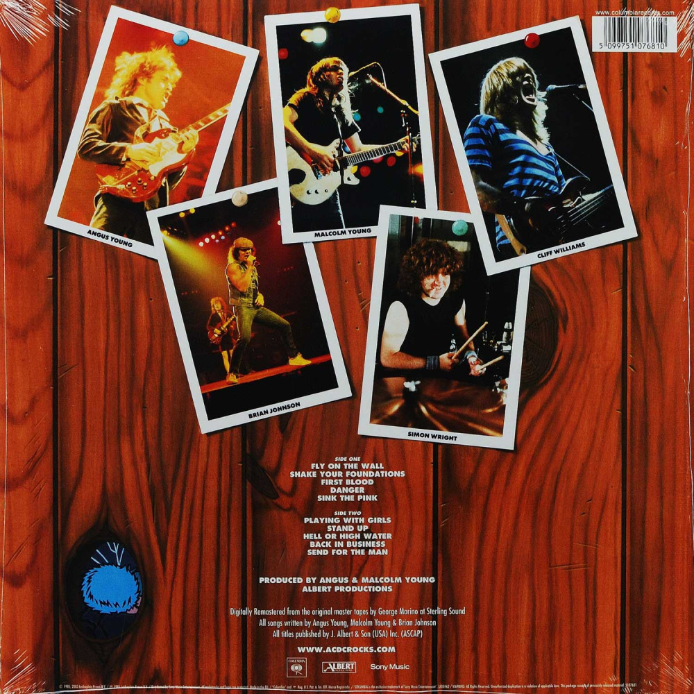 AC/DC - Fly On The Wall (LP)