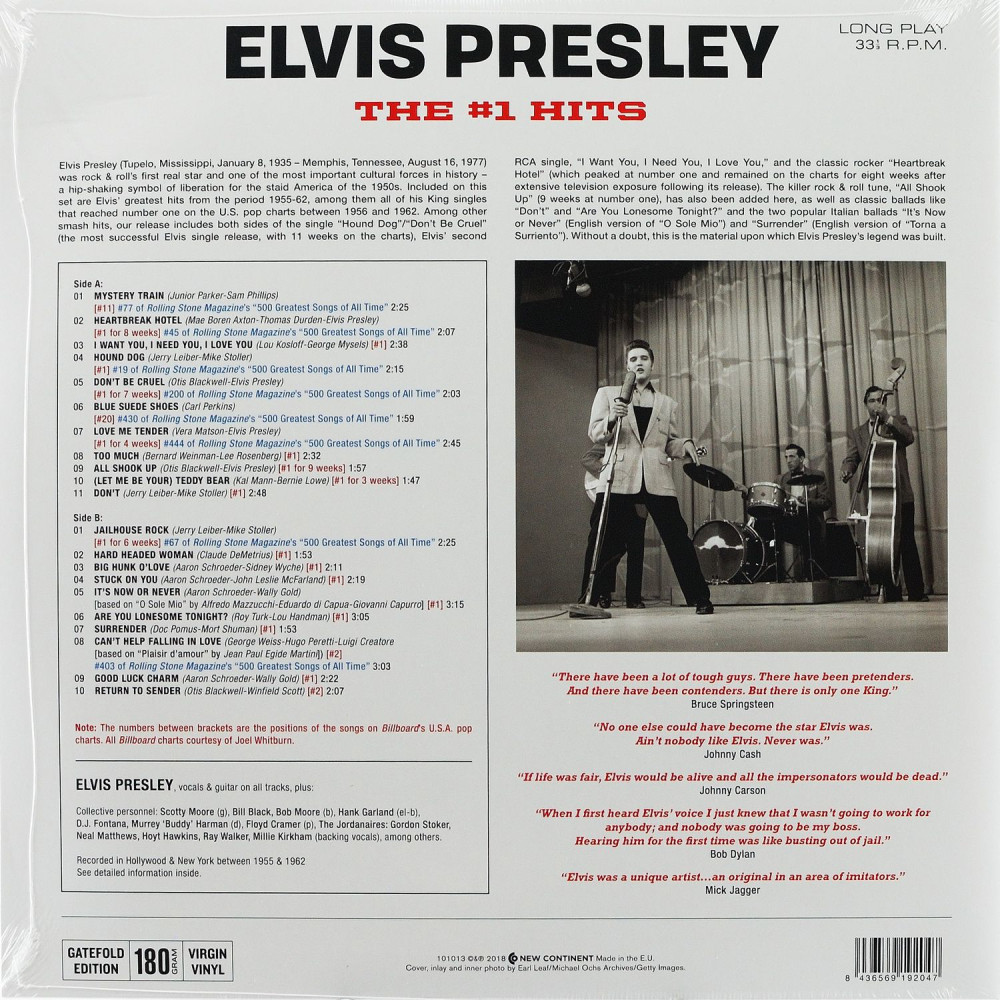 Elvis Presley -The #1 Hits (LP)