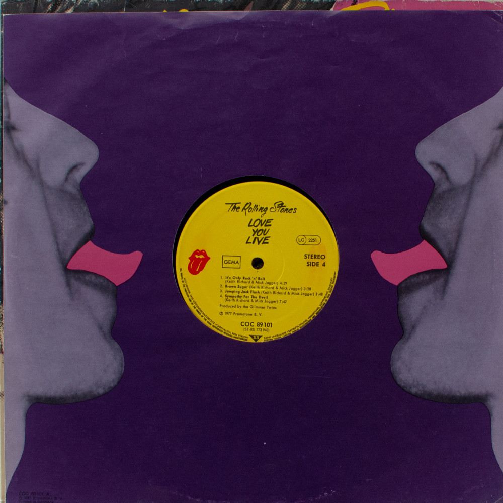 Rolling Stones, Love You Live (1St Press) (G/f) (Ins.) (2 LP)