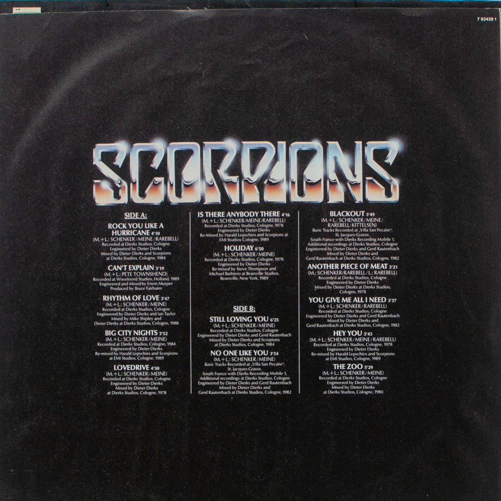 Scorpions - Best Of Rockers N` Ballads (LP)