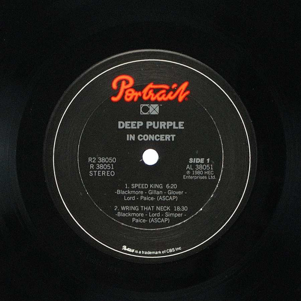 Deep Purple, In Concert (1970, 1972) (USA) (2 LP)
