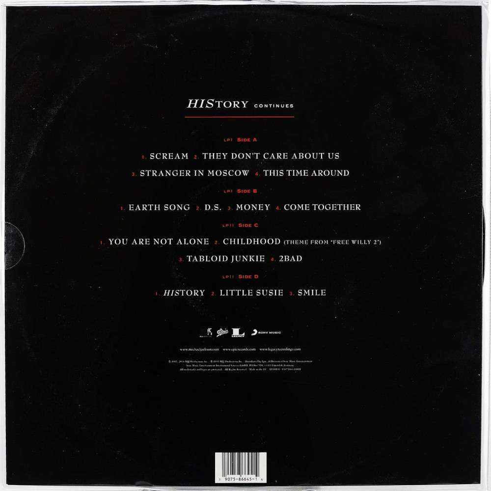 Michael Jackson - History Continues | Picture Vinyl (2LP)