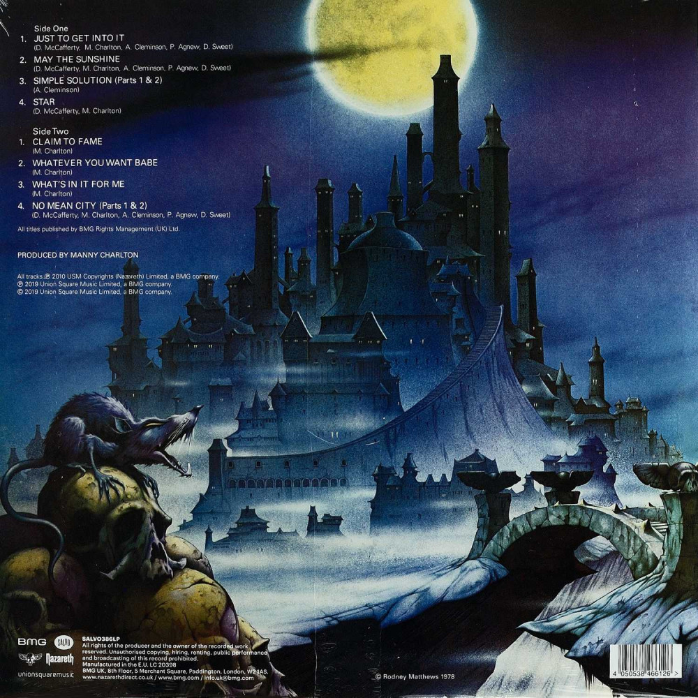 Nazareth - No Mean City (Coloured Green Vinyl) (LP)