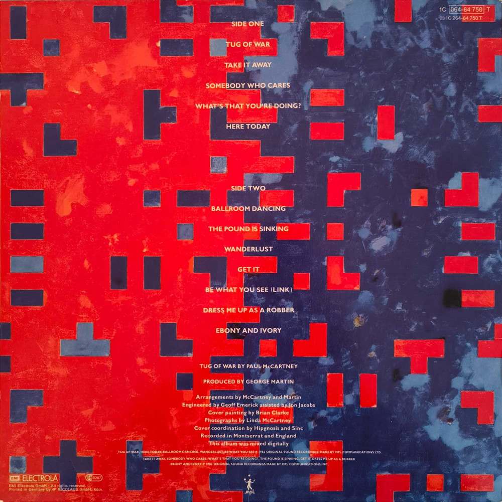 Paul Mccartney - Tug Of War  (LP)