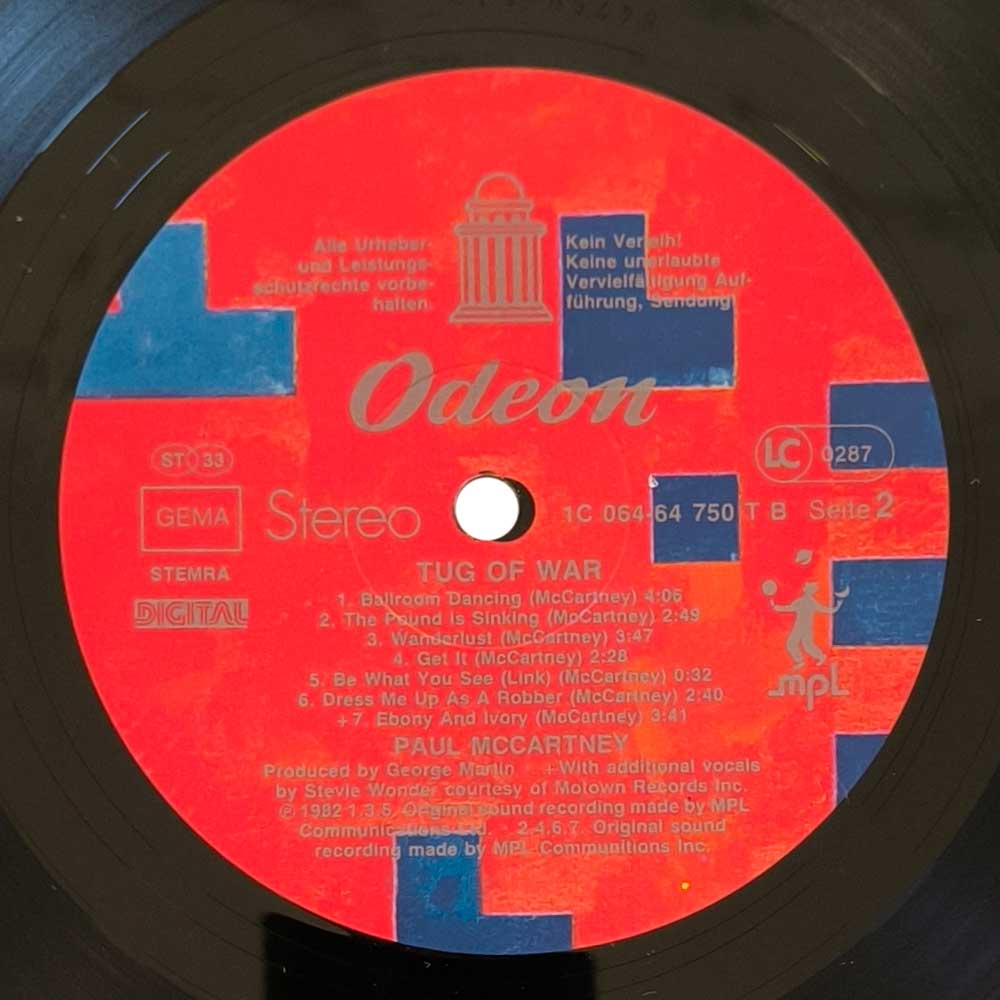 Paul Mccartney - Tug Of War  (LP)