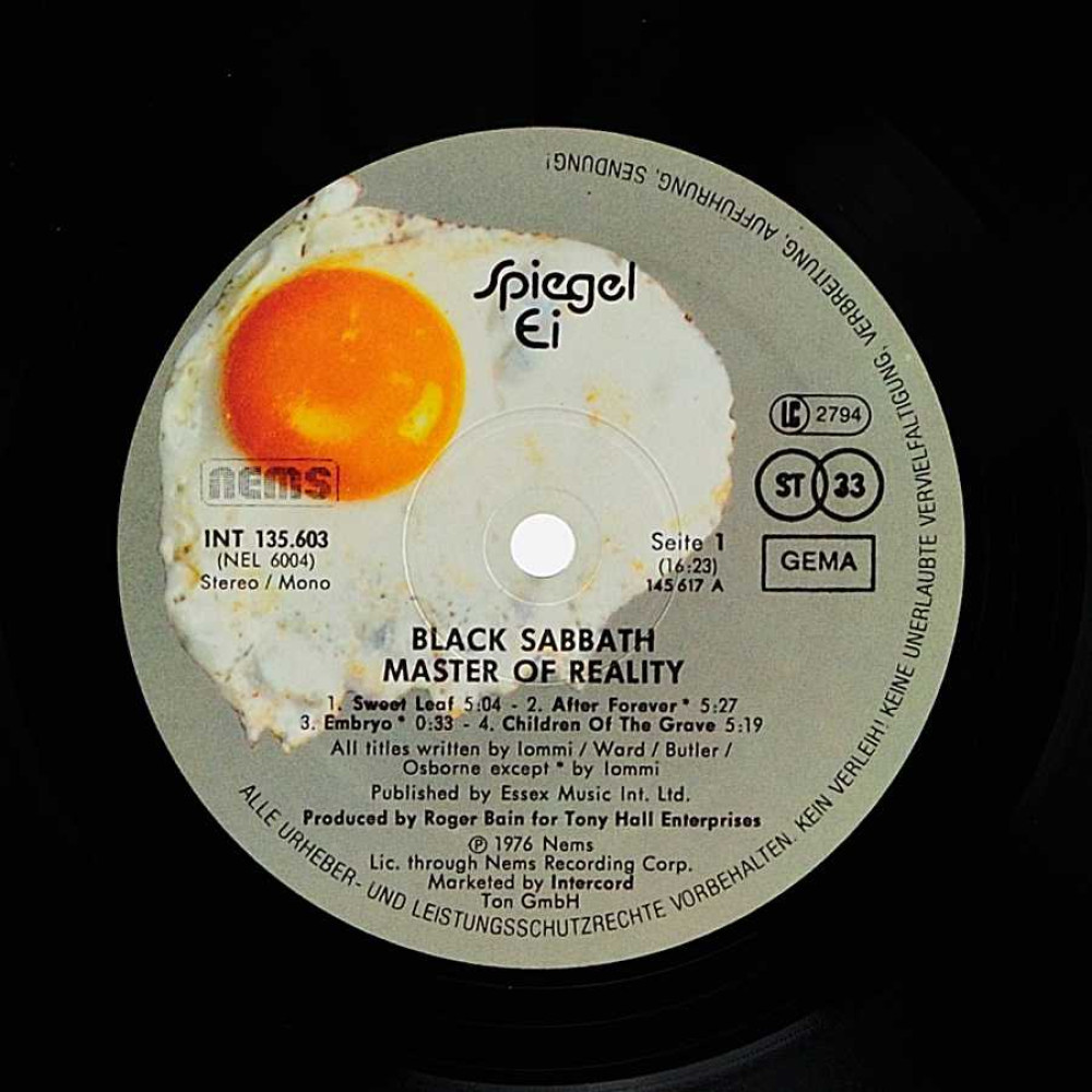 Black Sabbath - Master Of Reality (LP)