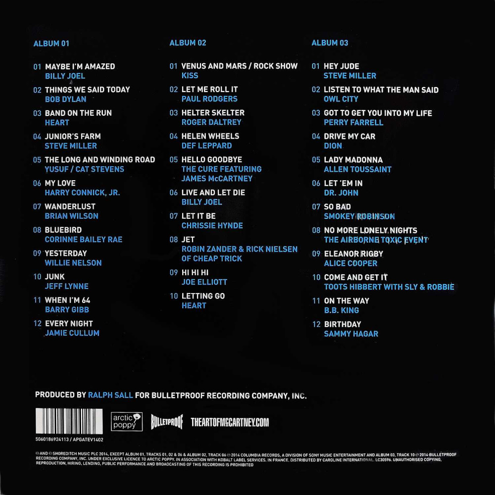 Various – The Art Of McCartney (3 LP)
