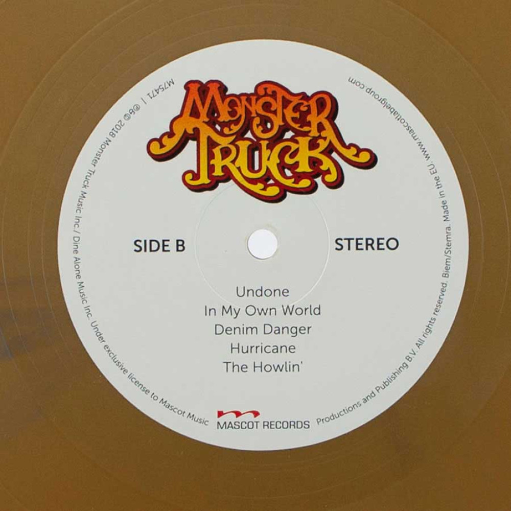 Monster Truck - True Rockers (Limited Edition Gold Vinyl) (LP)