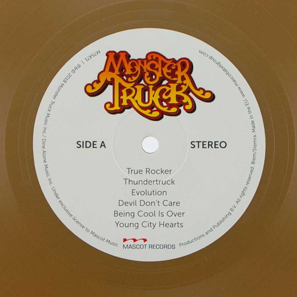 Monster Truck - True Rockers (Limited Edition Gold Vinyl) (LP)