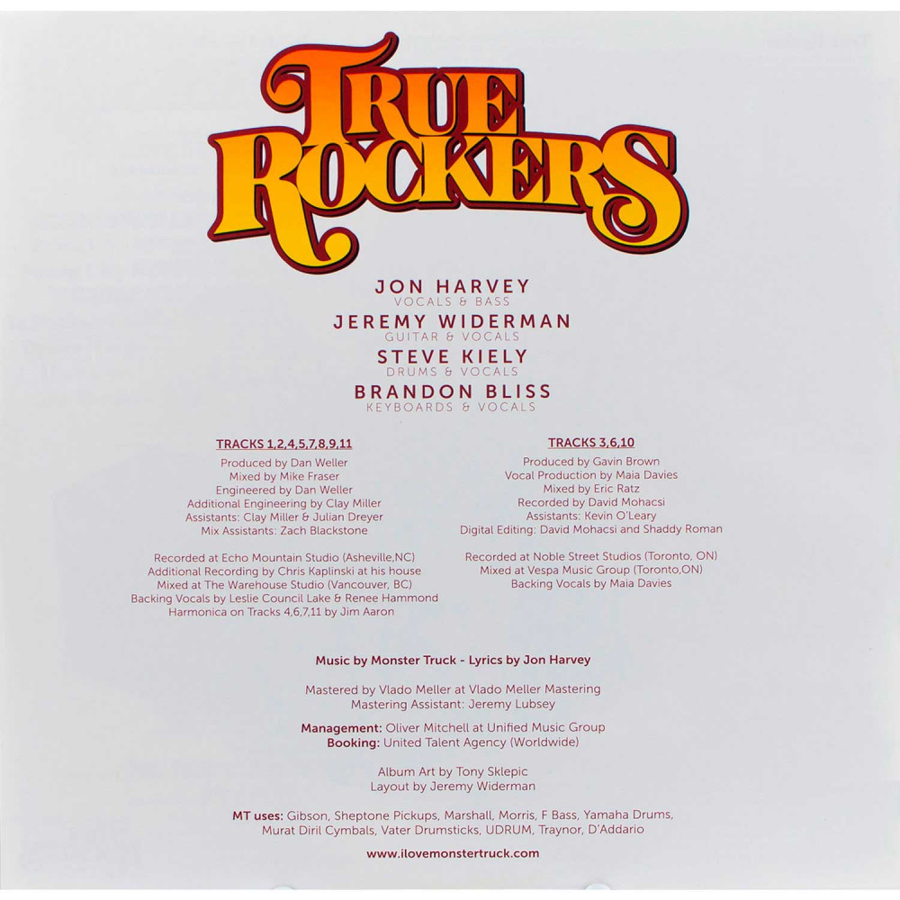 Monster Truck - True Rockers (Limited Edition Gold Vinyl) (LP)