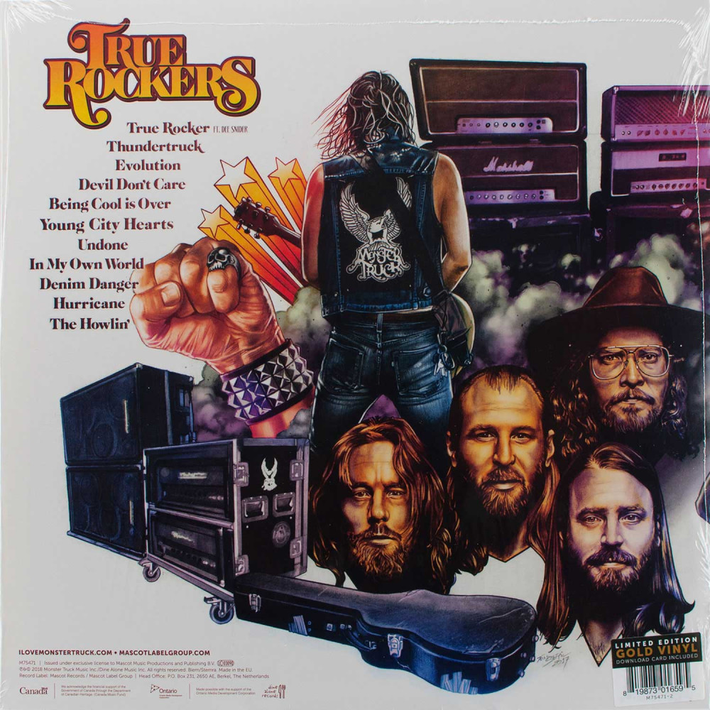 Monster Truck - True Rockers (Limited Edition Gold Vinyl) (LP)