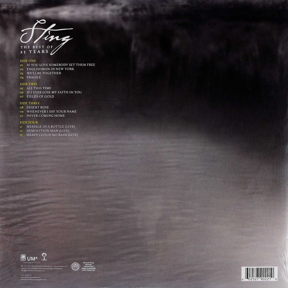 Sting - The Best Of 25 Years (2LP)