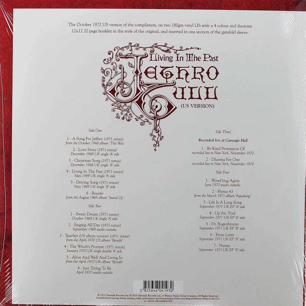 Jethro Tull - Living In The Past (2 LP)