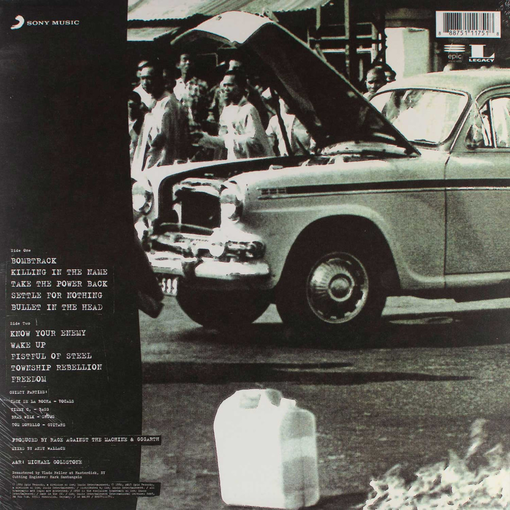 Rage Against The Machine - Rage Against The Machine (LP)
