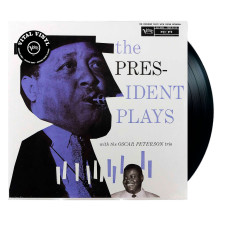 Lester Young With The Oscar Peterson Trio - The President Plays (LP)