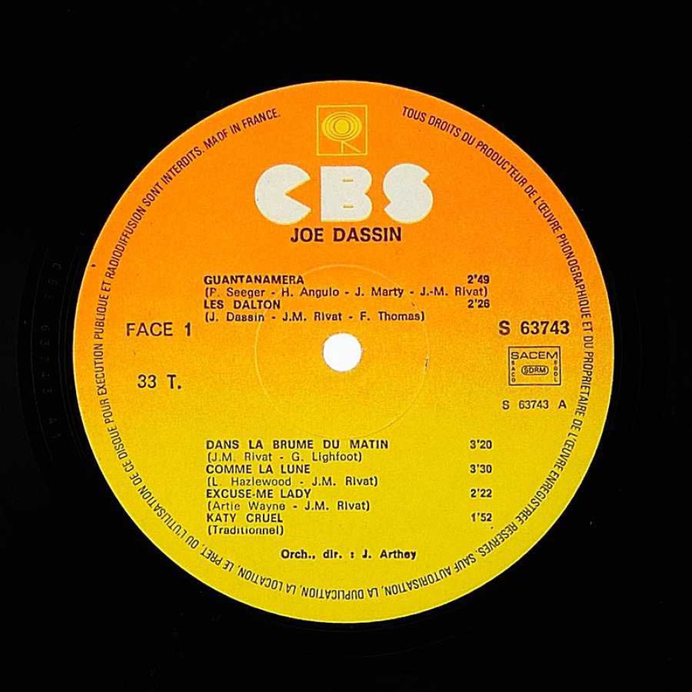 Joe Dassin - Les Meilleures Chansons De Joe Dassin (1St Press) (2 LP)