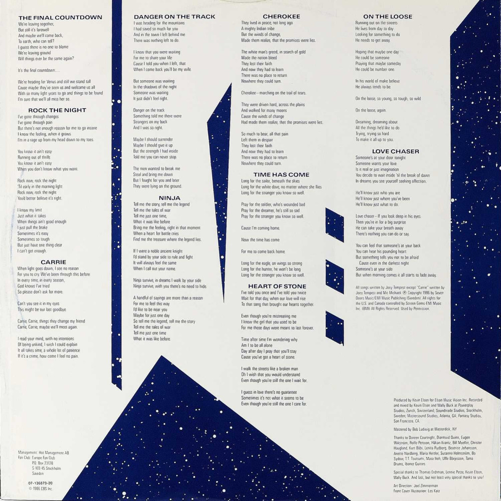 Europe - The Final Countdown (Club Edition) (Ins.) (LP)