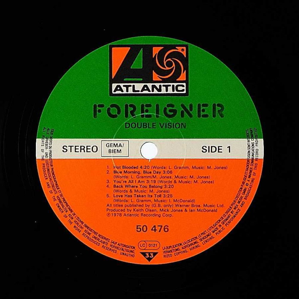 Foreigner - Double Vision (LP)