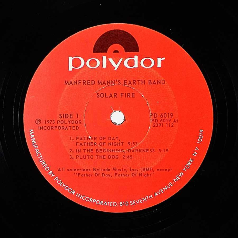 Manfred Mann's Earth Band - Solar Fire (LP)