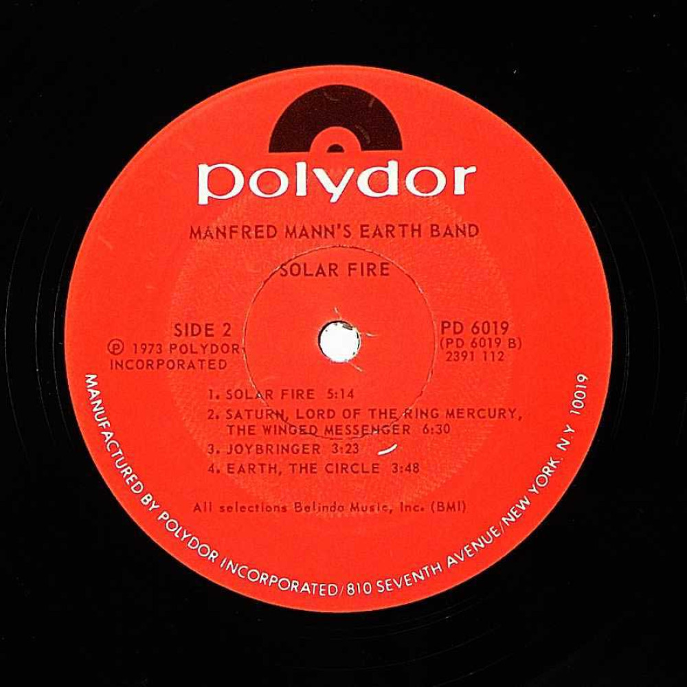Manfred Mann's Earth Band - Solar Fire (LP)