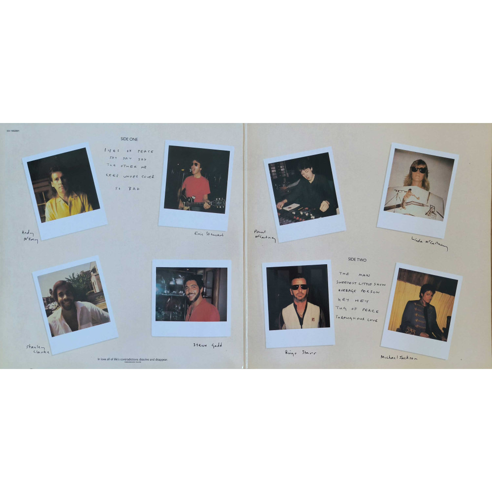 Paul Mccartney - Pipes Of Peace (1st press) (LP)