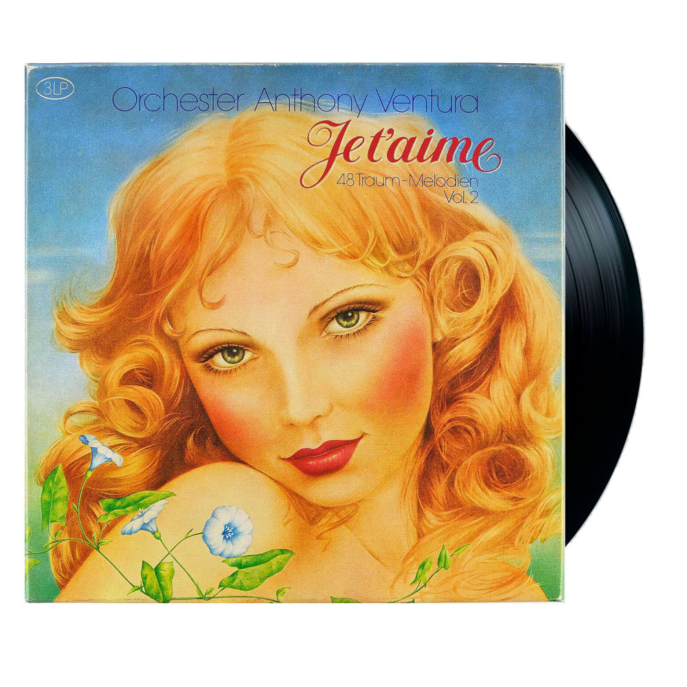Anthony Ventura Und Sein Orchester ‎– Je T'Aime - 48 Traum-Melodien Vol. 2 (1St Press) (3LP)