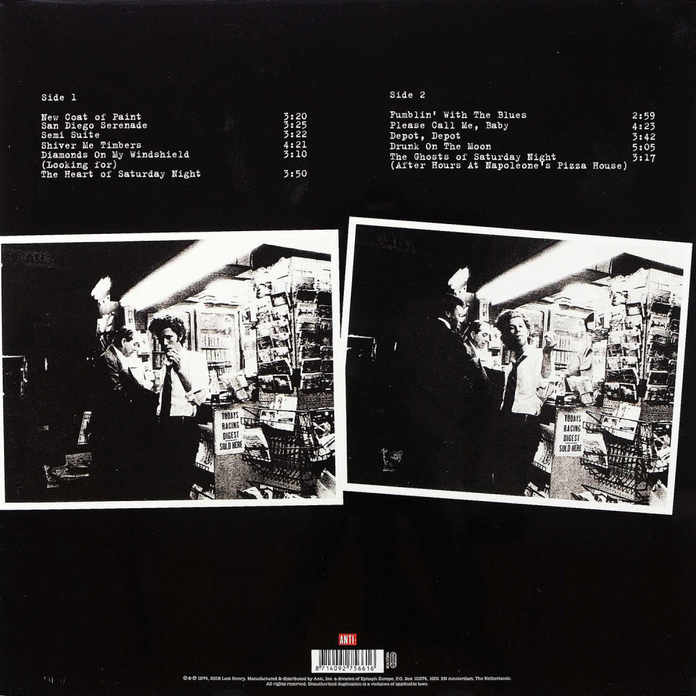 Tom Waits - The Heart Of Saturday Night (LP)